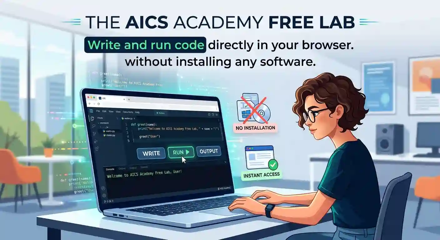 AICS Academy Free Coding Lab and Online Compilers